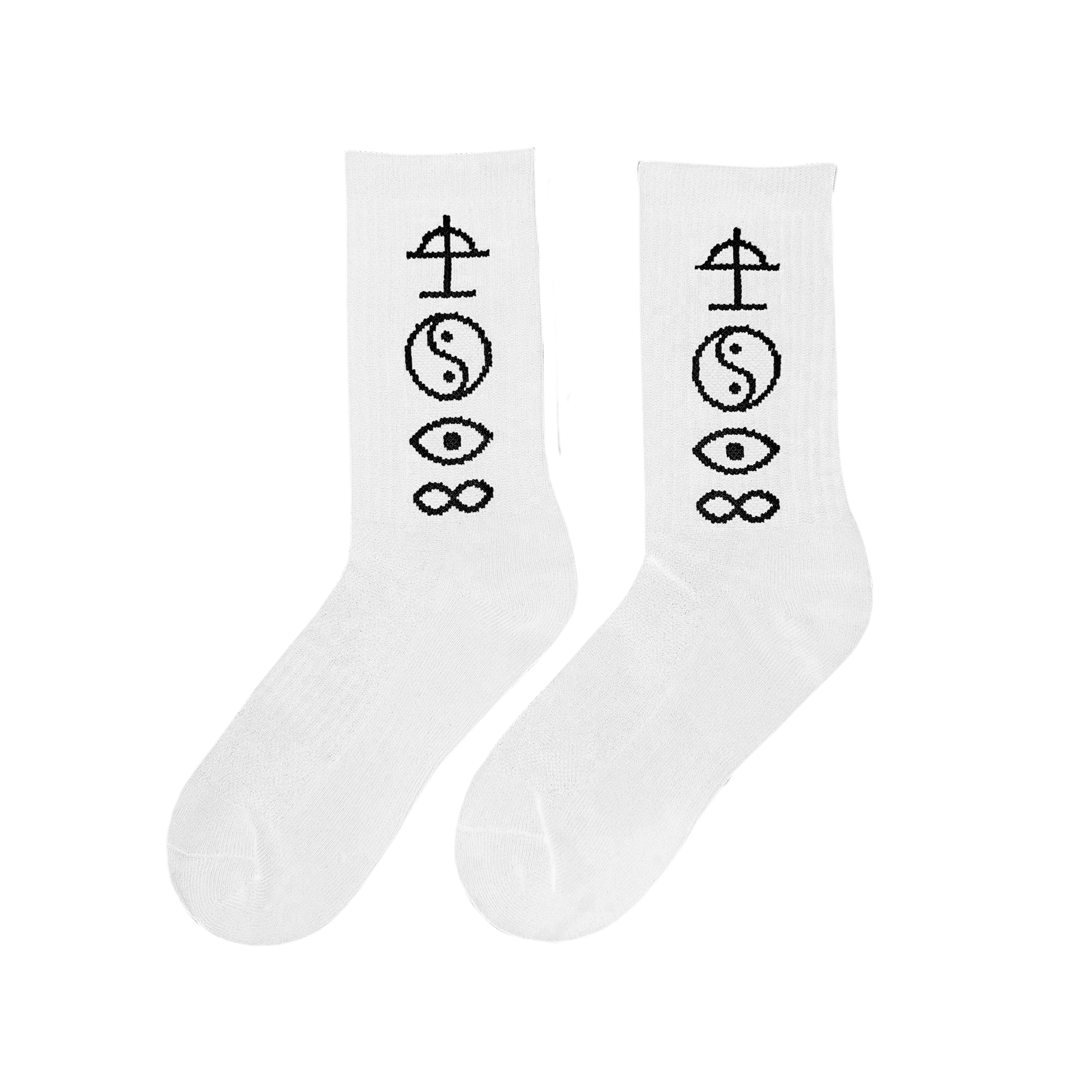 Tricon Socks <WHITE> - WhiteSocks